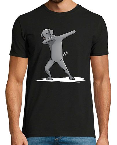 Camiseta Hombre Manga Corta Perro Braco De Weimar DAB! laTostadora - latostadora.com - Modalova