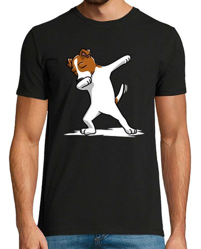 Camiseta Hombre Manga Corta Perro Jack Russell Terrier DAB! laTostadora - latostadora.com - Modalova