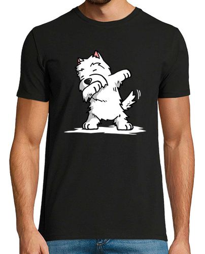 Camiseta Hombre Manga Corta Perro West Highland White Terrier DAB! laTostadora - latostadora.com - Modalova