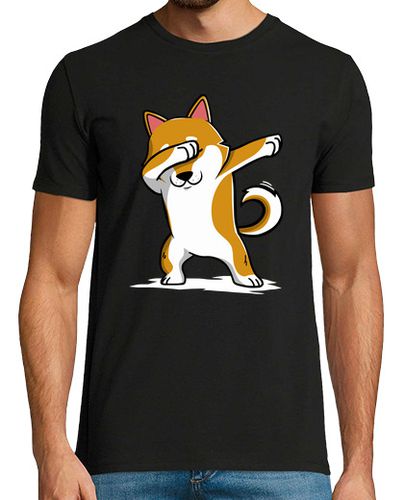 Camiseta Hombre Manga Corta Perro Shiba Inu DAB! laTostadora - latostadora.com - Modalova