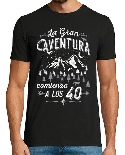 Camiseta La Gran Aventura comienza a los 40 - latostadora.com - Modalova