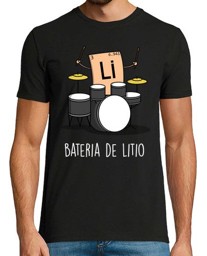 Camiseta Hombre Manga Corta Bateria de Litio Black laTostadora - latostadora.com - Modalova