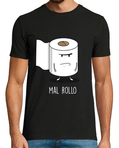 Camiseta Hombre Manga Corta Mal Rollo Black laTostadora - latostadora.com - Modalova