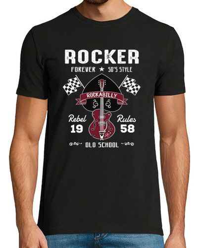 Camiseta Camiseta Música Rocker Rockabilly 1958 - latostadora.com - Modalova