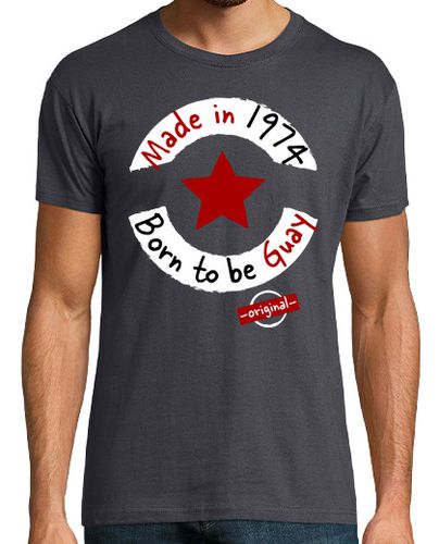 Camiseta Made in 1974. Born to be Guay laTostadora - latostadora.com - Modalova