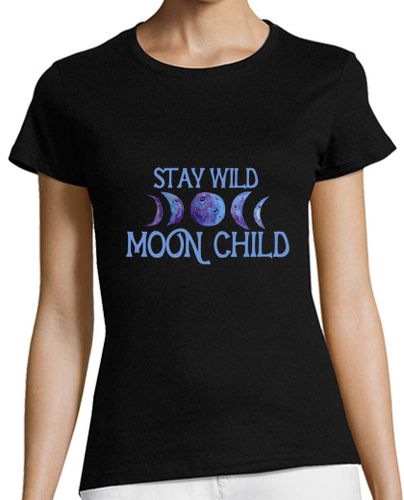 Camiseta mujer quedate niño luna salvaje - latostadora.com - Modalova