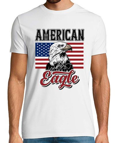 Camiseta Camiseta Bandera Americana - Americanos - latostadora.com - Modalova