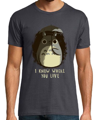 Camiseta Totoro umbrella - I know where you live - latostadora.com - Modalova