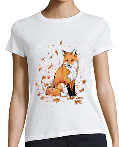 Camiseta mujer Fox in the Snow - latostadora.com - Modalova