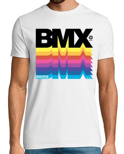 Camiseta Hombre Manga Corta Brave Bikers BMX Black laTostadora - latostadora.com - Modalova