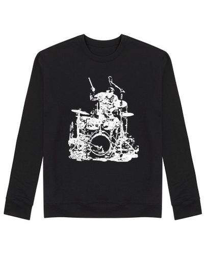 Sudadera Sin Capucha Unisex baterista en el escenario laTostadora - latostadora.com - Modalova