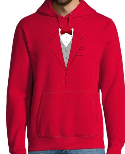 Sudadera Con Capucha Para Hombre Traje Pajarita Roja laTostadora - latostadora.com - Modalova