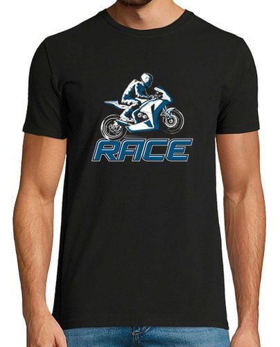 Camiseta Hombre Manga Corta carrera de motos fan regalo laTostadora - latostadora.com - Modalova