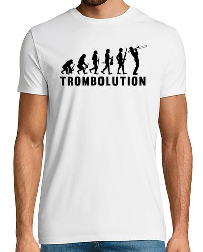 Camiseta Hombre Manga Corta Trombón Evolution laTostadora - latostadora.com - Modalova