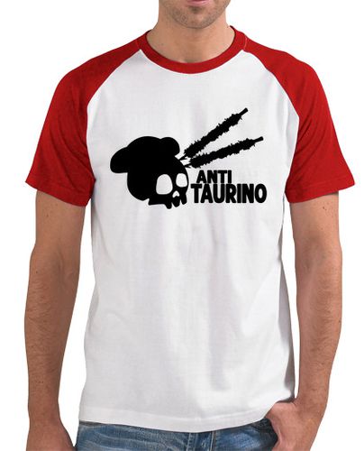 Camiseta Antitaurino Calavera Negro - latostadora.com - Modalova