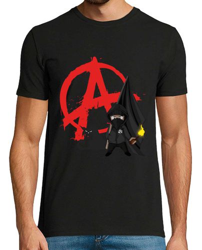 Camiseta camiseta hombre - anarquía bloque gato negro - latostadora.com - Modalova