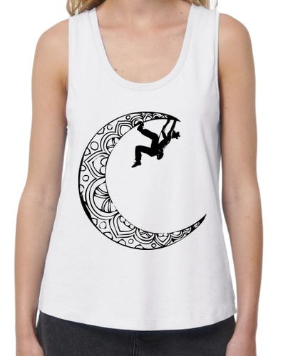 Camiseta mujer Escaladora en la luna - latostadora.com - Modalova