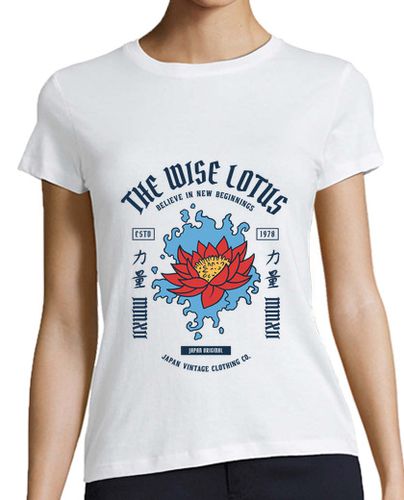 Camiseta mujer The Wise Lotus 2 - latostadora.com - Modalova