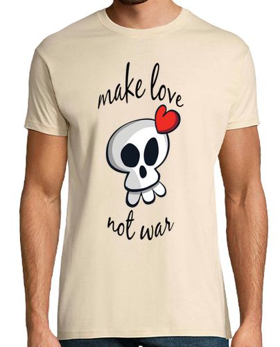 Camiseta hacer el amor no la guerra - latostadora.com - Modalova