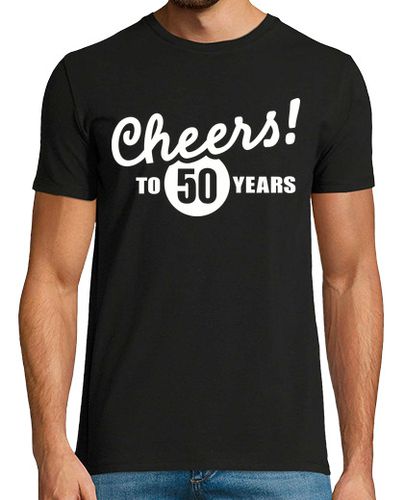 Camiseta Hombre Manga Corta saludos a 50 años de cumpleaños laTostadora - latostadora.com - Modalova