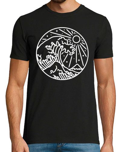 Camiseta la gran ola (para la oscuridad) - latostadora.com - Modalova