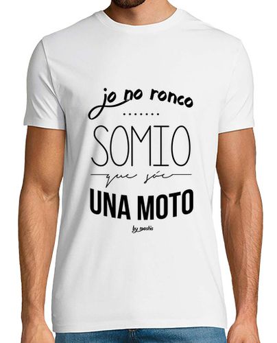 Camiseta Hombre Manga Corta Jo no ronco, somio que sóc una moto laTostadora - latostadora.com - Modalova