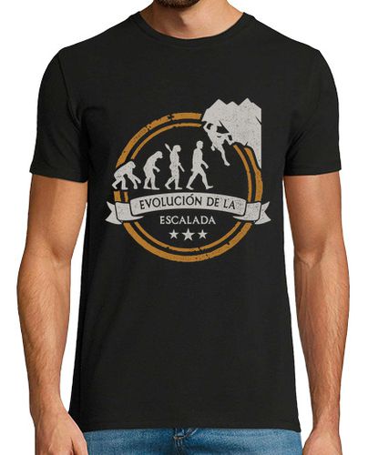 Camiseta Evolución De La Escalada Deportiva 1 Regalo Escalador Montaña - latostadora.com - Modalova