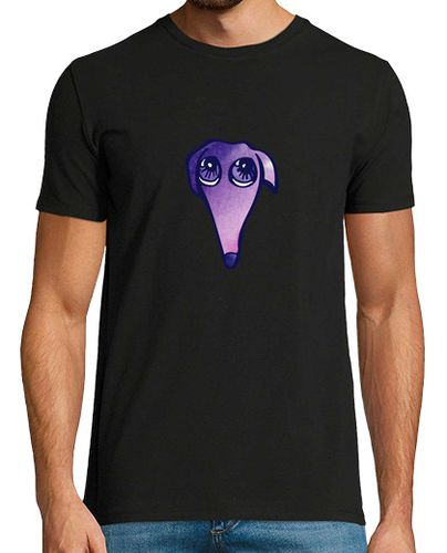 Camiseta Hombre Manga Corta galgo púrpura galgos arte laTostadora - latostadora.com - Modalova