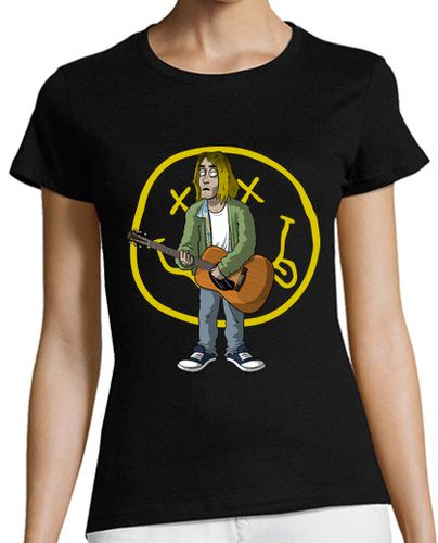 Camiseta mujer Kurt Cobain - latostadora.com - Modalova