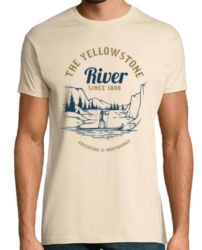 Camiseta Hombre Manga Corta Yellowstone River laTostadora - latostadora.com - Modalova