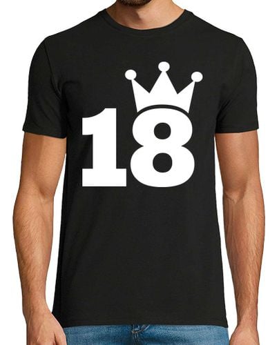 Camiseta Hombre Manga Corta Corona de cumpleaños 18 laTostadora - latostadora.com - Modalova