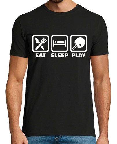 Camiseta comer dormir ping pong - latostadora.com - Modalova