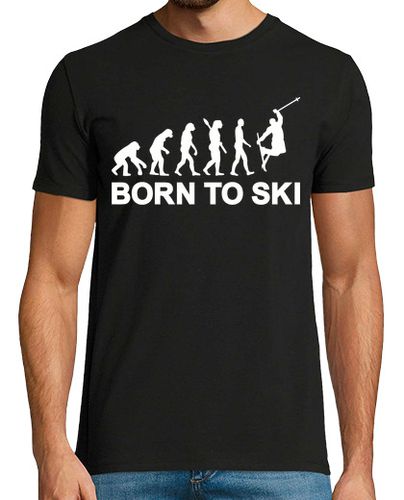 Camiseta evolución nacida para esquiar - latostadora.com - Modalova