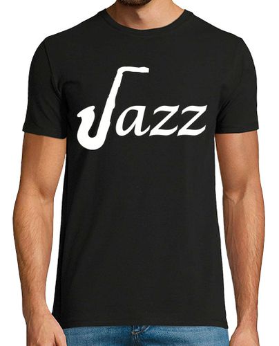 Camiseta Hombre Manga Corta saxofon de jazz laTostadora - latostadora.com - Modalova