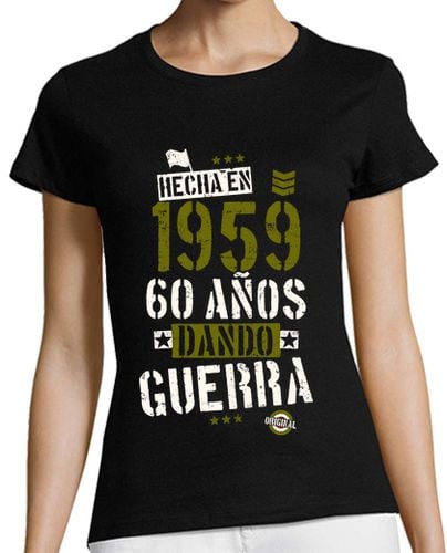 Camiseta Mujer Manga Corta 1959. 60 años dando guerra laTostadora - latostadora.com - Modalova