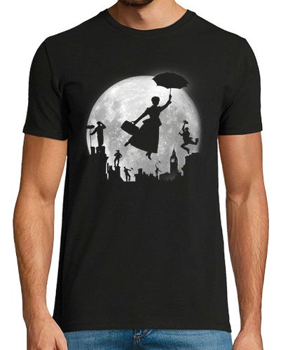 Camiseta Full Moon over London Rooftops - latostadora.com - Modalova