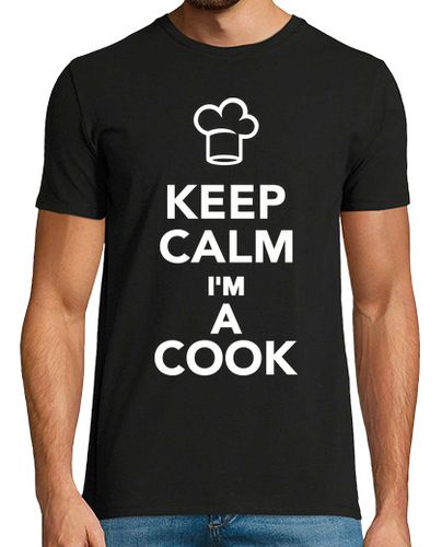 Camiseta mantén la calma soy cocinero - latostadora.com - Modalova