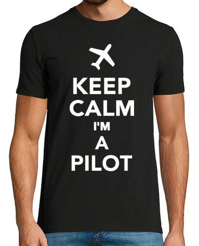 Camiseta mantén la calma soy un piloto - latostadora.com - Modalova