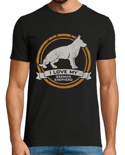 Camiseta I Love My German Shepherd Raza Perro Pastor Alemán Perros laTostadora - latostadora.com - Modalova