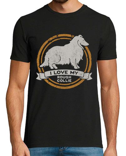 Camiseta I Love My Rough Collie Raza Perro Collie De Pelo Largo Perros - latostadora.com - Modalova