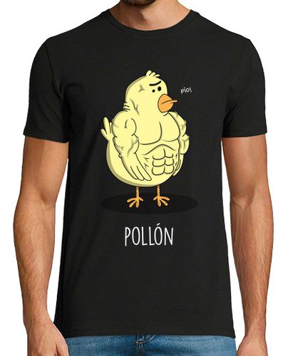 Camiseta Hombre Manga Corta Pollón Black laTostadora - latostadora.com - Modalova