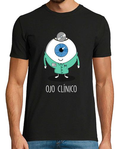 Camiseta Hombre Manga Corta Ojo Clinico Black laTostadora - latostadora.com - Modalova