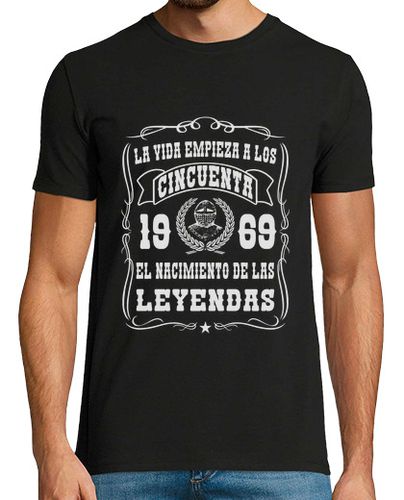 Camiseta Hombre Manga Corta La vida a los Cincuenta 69 laTostadora - latostadora.com - Modalova