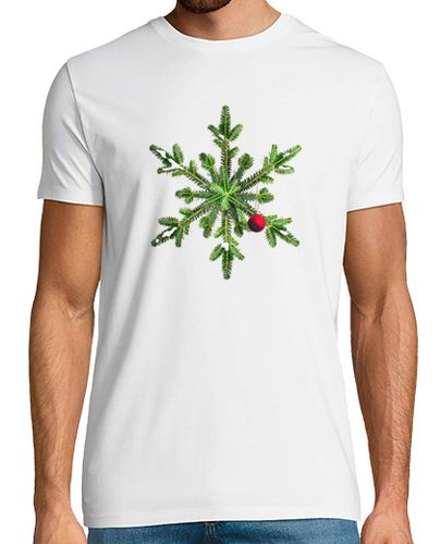 Camiseta pino nevado copo de nieve navidad - latostadora.com - Modalova