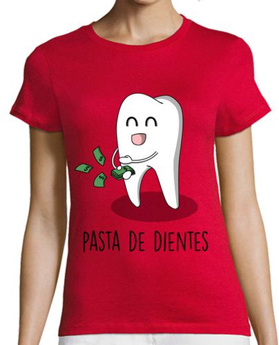 Camiseta Mujer Manga Corta Pasta de Dientes laTostadora - latostadora.com - Modalova