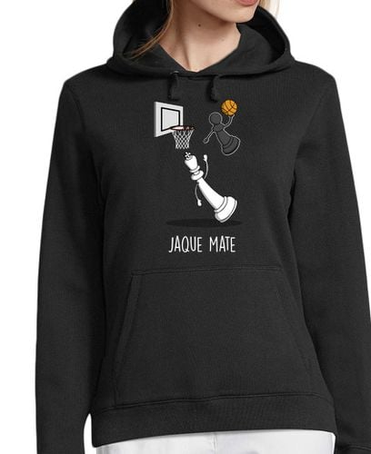 Sudadera Con Capucha Para Mujer Jaque Mate Black laTostadora - latostadora.com - Modalova