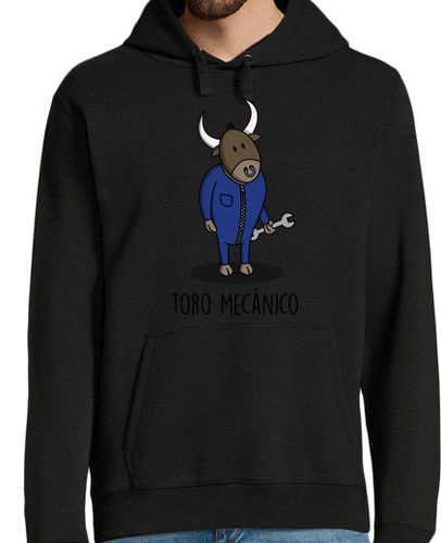 Sudadera Con Capucha Para Hombre Toro Mecánico laTostadora - latostadora.com - Modalova