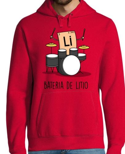 Sudadera Con Capucha Para Hombre Bateria de Litio laTostadora - latostadora.com - Modalova