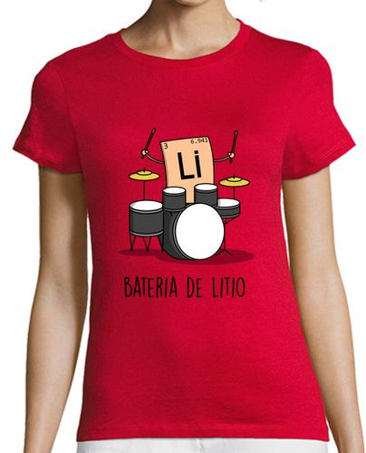 Camiseta mujer Bateria de Litio - latostadora.com - Modalova