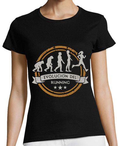 Camiseta mujer Evolución Del Running Deporte Correr Maraton Mujer Runner laTostadora - latostadora.com - Modalova